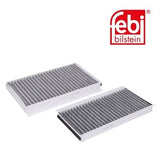 Febi 22070 Cabin Filter Set High Performance Fits BMW 5 Series 2007 - 2009