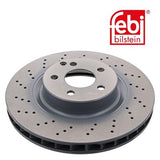 Febi 37725 Brake Disc Front Premium Fits Mercedes-Benz E-Class 2003 - 2009