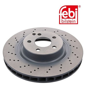 Febi 37725 Brake Disc Front Premium Fits Mercedes-Benz E-Class 2003 - 2009