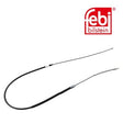 Febi 01657 Brake Cable Standard Premium Quality For Mercedes-Benz T1 1982 - 1994