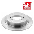 Febi 15893 Brake Disc Rear High Performance Fits Nissan Sunny 1990 - 1995