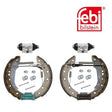 Febi 37513 Brake Shoe Set Rear High Performance Fits Renault Twingo 2007 - 2014