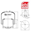 Febi 39987 Air Spring With Piston Durable Steel Rolling Piston High Performance