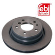 Febi 43834 Brake Disc Rear Axle Premium Fits BMW 5 Series 1988 - 1992
