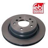 Febi 43834 Brake Disc Rear Axle Premium Fits BMW 5 Series 1988 - 1992