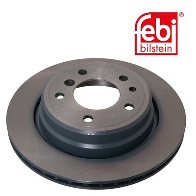 Febi 43834 Brake Disc Rear Axle Premium Fits BMW 5 Series 1988 - 1992