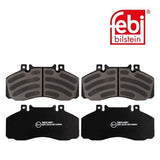 Febi 16566 Brake Pad Set Front Rear Fits Mercedes-Benz Vario 1996 - 2013