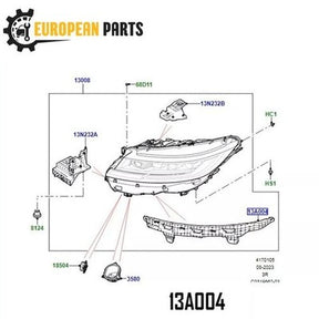 Land Rover Genuine Headlamp Mounting Bracket LR187208 for Range Rover Sport 2023