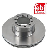 Febi 105973 Brake Disc Front Axle Premium Grade Durable High Performance