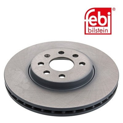 Febi 44123 Brake Disc Front High Performance Fits Opel Astra 2004 - 2010