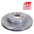 Febi 105725 Brake Disc Rear Axle Premium Fits BMW 3 Series 2013 - 2019