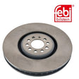 Febi 108207 Brake Disc Front Axle Right Premium Fits VW Golf 2002 - 2005