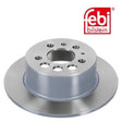 Febi 11449 Brake Disc Rear High Performance Fits Volvo 940 1990 - 1991