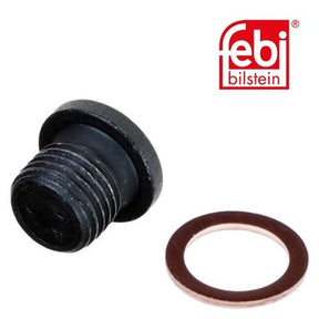 Febi 171173 Oil Drain Plug Steel Female Hex Fits Porsche Panamera 2013 - 2016