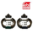Febi 38746 Brake Shoe Set Rear High Performance Fits Fiat Panda 2007 - 2009
