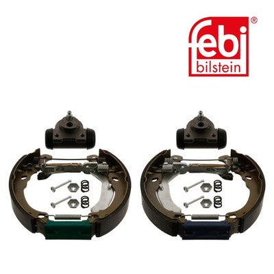 Febi 38746 Brake Shoe Set Rear High Performance Fits Fiat Panda 2007 - 2009