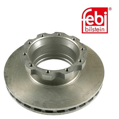 Febi 10932 Brake Disc Rear Axle Premium Grade Standard High Performance