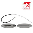 Febi 48306 Premium Brake Cable Left Rear Right Fits Skoda Superb 2010-2015