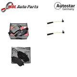 AutoStar Germany MERCEDES E220 2015+ FRONT & REAR PADS WITH SENSOR