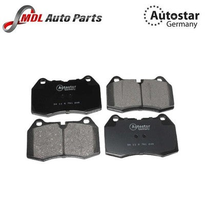 AutoStar Germany Front Brake Pads 34116761249 for BMW 5 Series E39, 7 Series E38