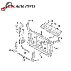 VOLKSWAGEN GENUINE AIR DUCT 4K8121284C