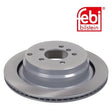 Febi 43888 Brake Disc Rear Premium Fits Land Rover Range Rover 2002 - 2012