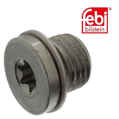 Febi 100497 Oil Drain Plug Steel Premium Fits VW Polo 2014 - 2017