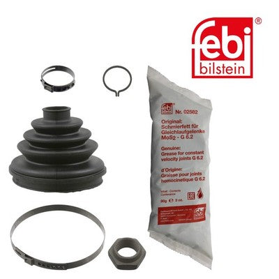 Febi 08474 CV Boot Kit Rubber Standard Premium Quality Fits Audi 100 1986 - 1990