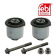 Febi 40631 Axle Beam Mounting Kit Rear LH RH Plastic Fits Ford Fiesta 2007-2009