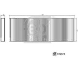 Febi 178522 Cabin Filter Insert Pre Filter Upper Premium High Performance