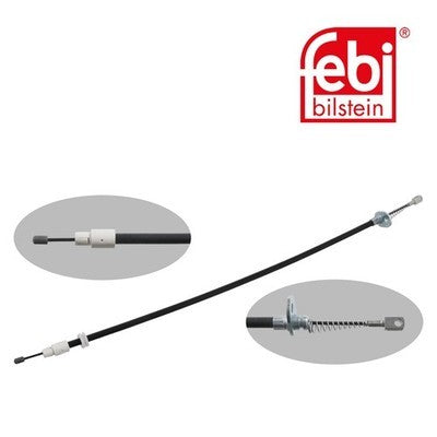 Febi 34905 Brake Cable Left Rear Right Fits Mercedes-Benz C-Class 2009-2014