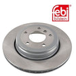 Febi 24344 Brake Disc Rear High Performance Fits BMW 5 Series 2007 - 2009