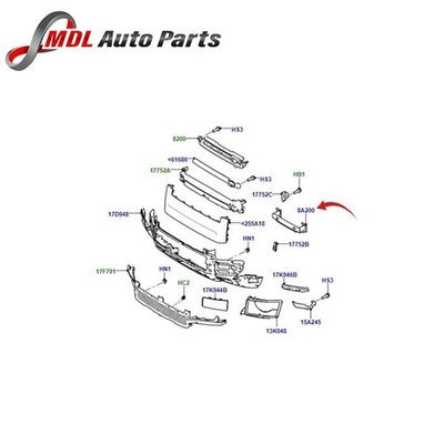 Land Rover Genuine Impact Bar Armature - LR146560