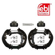 Febi 37534 Brake Shoe Set Rear High Performance Fits Toyota Aygo 2014 - 2025