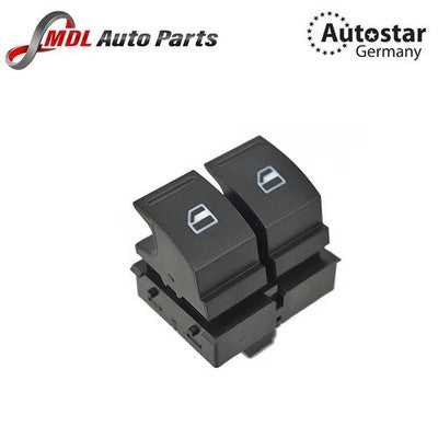 AutoStar Front Left Electric Window Switch 1K3959857A VW Golf Mk5 Mk6 Jetta