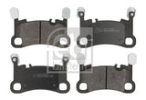 Febi 188674 Brake Pad Set With Anti Squeak Plate For Porsche Cayenne 2017 - 2025