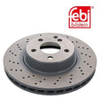 Febi 43989 Brake Disc Front Premium Fits Mercedes-Benz SL 2001 - 2012