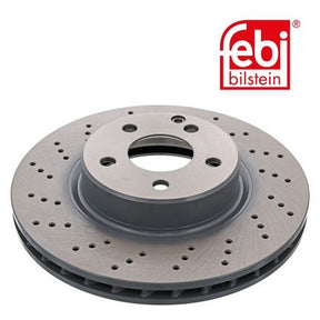 Febi 43989 Brake Disc Front Premium Fits Mercedes-Benz SL 2001 - 2012