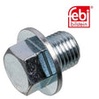 Febi 48878 Oil Drain Plug Steel Zinc-Coated Silver Fits Nissan Pickup 1998 - 01