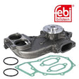 Febi 22453 Water Pump Grey Cast Iron Premium Grade Durable High Performance