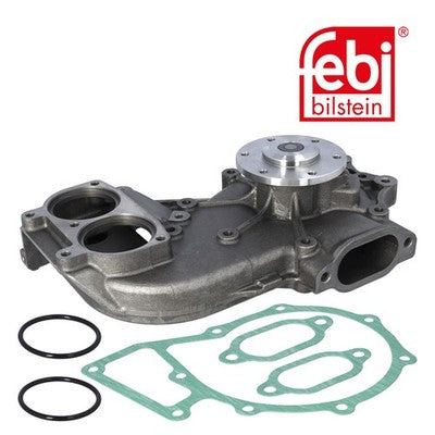 Febi 22453 Water Pump Grey Cast Iron Premium Grade Durable High Performance