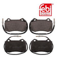 Febi 116165 Brake Pad Set Front Durable Premium Fits Peugeot 406 2000 - 2004