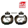 Febi 38743 Brake Shoe Set Rear High Performance Fits Fiat Punto 1999 - 2006