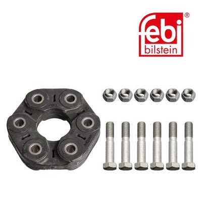 Febi 43466 Flexible Coupling Kit Steel Elastomer Front Fits BMW X5 2013 - 2015