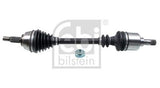 Febi 183826 Drive Shaft Front Axle Left With Nut Fits Renault Clio 2010 - 2014