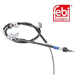 Febi 106946 Brake Cable Rear Right Fits Toyota LandCruiser Prado 2006 - 2009