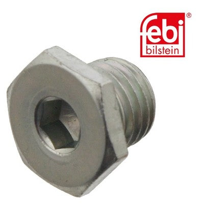 Febi 48889 Oil Drain Plug Female Hex Zinc-Coated Fits BMW 3 Series 2007 - 2012