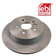 Febi 31364 Brake Disc Rear High Performance Fits Toyota RAV4 1996 - 2000