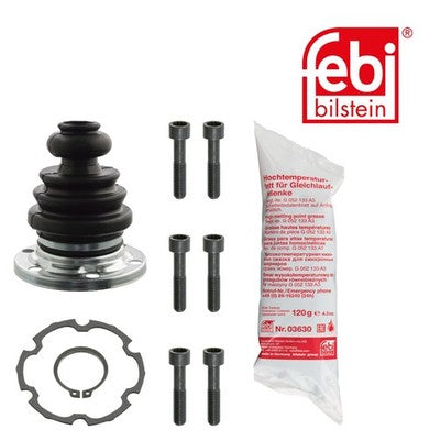 Febi 03636 CV Boot Kit Rubber Standard Premium Quality Fits Audi A8 1998 - 2002