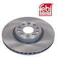 Febi 24384 Brake Disc Front Axle Premium Fits Seat Toledo 2006 - 2009